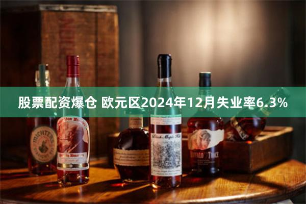 股票配资爆仓 欧元区2024年12月失业率6.3%